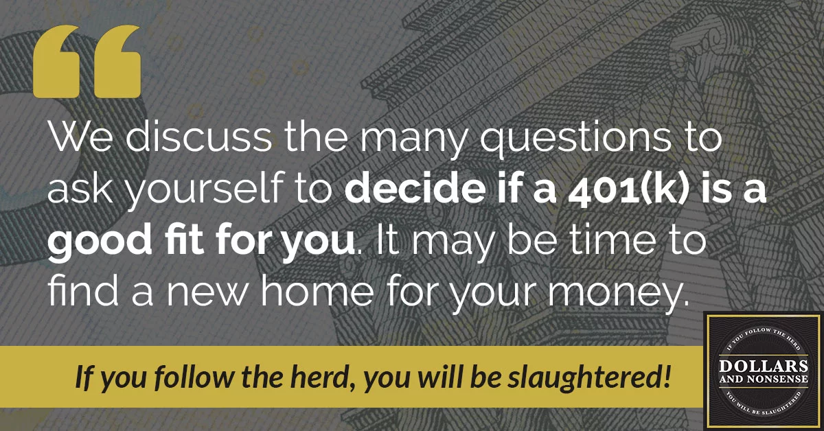 E46: How to Decide if 401(k) Match is Best For You